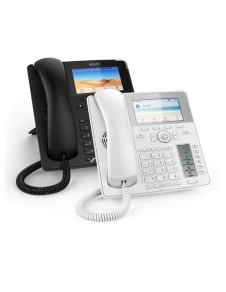 snom d785 blanc et noir